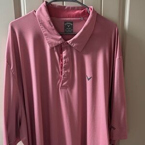 Callaway Men's Polo Shirt in Pink